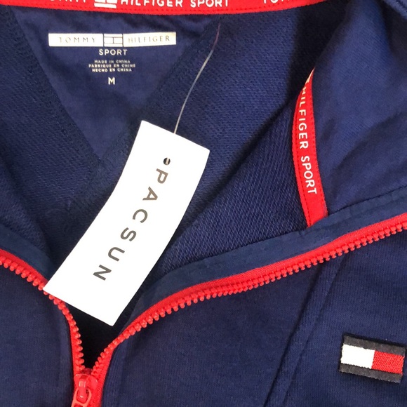 NEW w/ tag TOMMY HILFIGER Sport crop quarter-zip - Picture 9 of 9